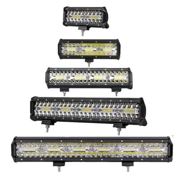 60W 120W 180W 240W 300W 360W 3 360W LED Işık Çubuğu Offroad Işın LED İş Işığı Bar 12V 24V Kamyon SUV ATV 4WD 4X49242058