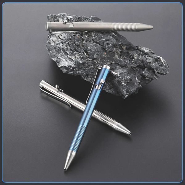 Caneta de luxo Pen Pen Titanium liga G2 Pen de rollerball compatível caneta de esfera retrátil para negócios profissionais de escritório