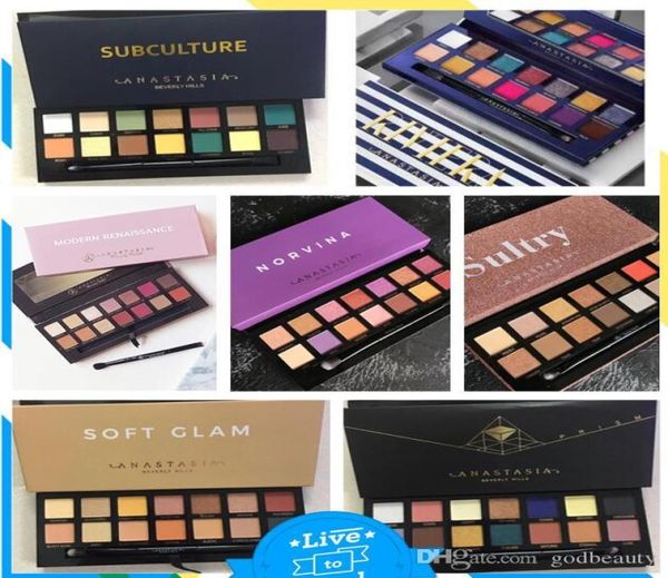 Anastasia Beverly Hills Göz Farı Norvina Boğucu Riviera Modern Rönesans Yumuşak Glam Mat Su Geçirmez Makyaj 14 Renk Göz Farı 9598653