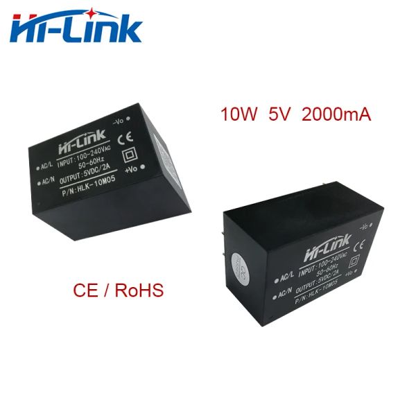 Поставки питания бесплатный корабль 50pcs HLK10M05 от 220V до 5 В 10 Вт 2A AC DC Изолированный переключатель шаг.