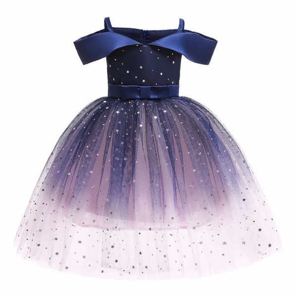 Mädchenkleider Kinder Sommerkleid Prinzessin Schlinge Kleid Kinder Kleidungsstücke Kleinkind Jugendflöpfer Röcke Dot gedruckte Rock Größe 100-150 J8ie#