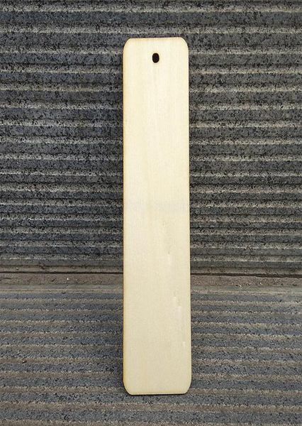 50pcs Holz Lesezeichen 32mmx 120 mmx3mm Blindsperrholz Lesezeichen Tags Etiketten Größe kann kundenspezifisch 309S6300374