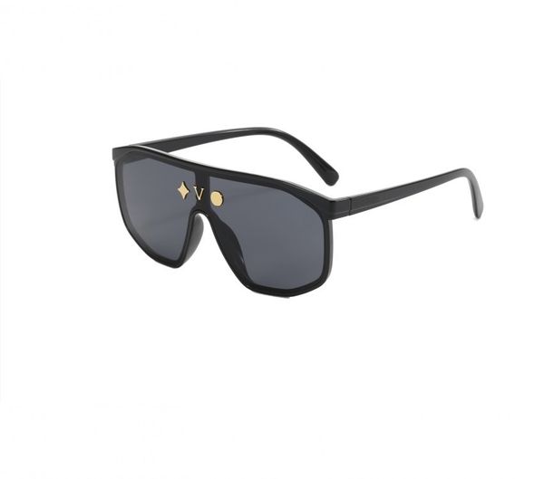 Designer Sonnenbrille Frauen Herren Sonnenbrillen Luxusgläser einteilige Spiegel L.