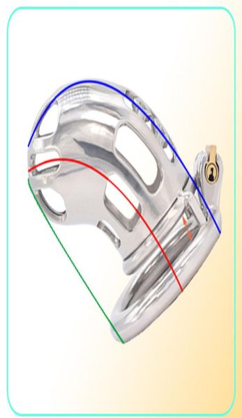 Frrk strapon erkek kemer horoz kafes erkekler paslanmaz çelik yetişkin bdsm seks oyuncaklar metal penis halkaları kilit esaret cihazı 2606880