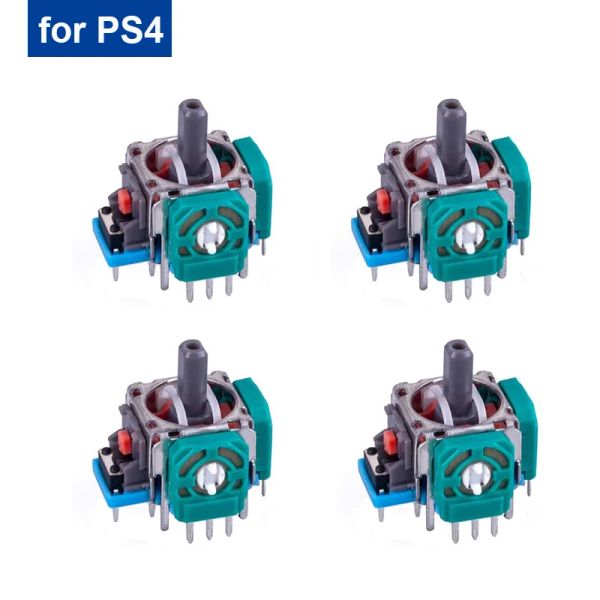 Aksesuarlar 10/50pcs 3D Analog Joystick Sensör Modülü Sony PlayStation için Potansiyometre Başparmak Çubuğu 4 5 PS5 PS4 Pro Denetleyici Onarım Parçaları