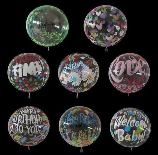 Decoração de festa 1050pcs transparente balão transparente helium helium bobo balões de casamento de casamento bolha de chá de chá de bebê suprimentos1729564