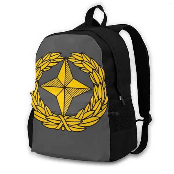 Rucksackeinheit Abzeichen der Brigade Finnland Ankunft Unisex Bags Casual Bag J? Ri Suomi Armee Arme Armeja Spezialkräfte