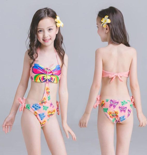 Swimsuits Girl Girl One-in monopezzo costume da bagno estate 1 pcs monokini battini da bagno baby s beachwear backless8389945