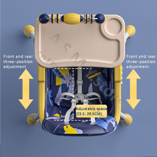 Cadeira de jantar de bebê de 1 a 6 anos de idade comendo com / cadeira de jantar em casa / cadeira de jantar para crianças multifuncionais