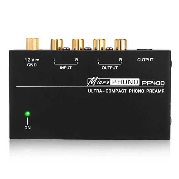 Усилители Phono Preamp усилитель Ультракомпактный предварительный усилитель Amplifier Amp с M/M Turntable Вход RCA Выход 1/4 '' TRS
