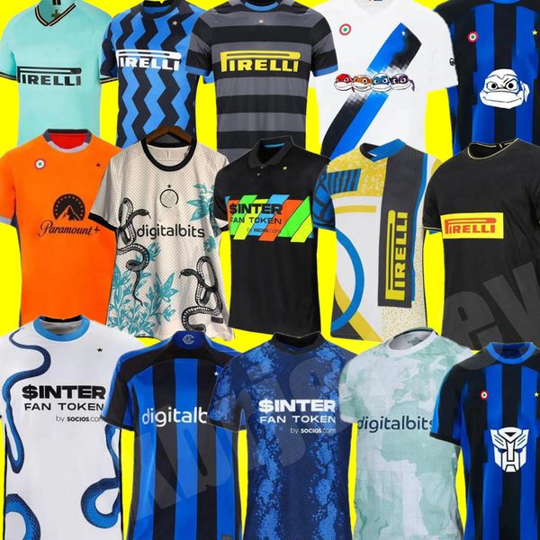 24 25 Alexis Soccer Jerseys LaUtaro Thuram Barella Kit Kit Maillot de Frattesi Final 2023 Maglie Football Shirt Child Child Third Special Inters Milans Fãs Versão