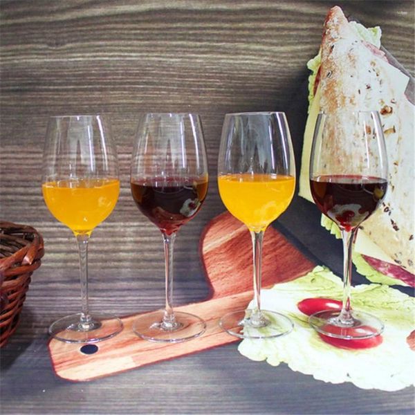 Bicchieri da vino cucina tavoli da pranzo Servire bevande bevande in plastica trasparente in vetro di silicone senza grazia