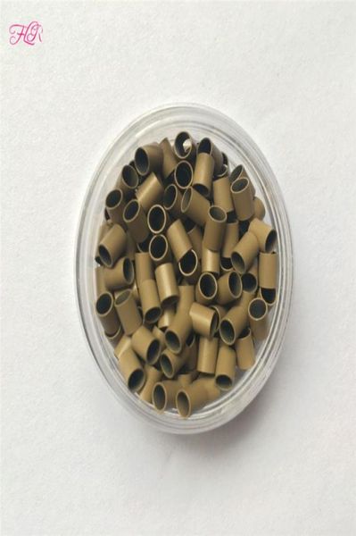 Leichter Kupfer -Mikroring 1000 PCS 322838 Gerade Mini -Schleusen Kupferrohr Mikroperlen zum Auftragen i Tipp Hair4329770