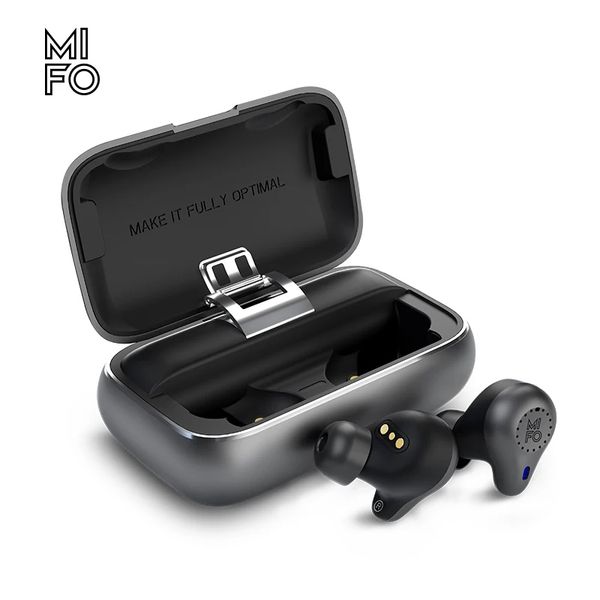 Mifo O5 2 ° Gerneration Bluetooth Earphone TWS Wireless Bluetooth Auricolari In-Ear Auricolari Portili Auricolari di alta Fine Driver Balanced Armature Driver