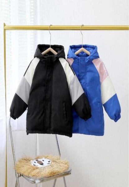 Big Boys Girls Down Pail отличное качество детское капюшон с хлопчатопиточной паккой Parka Coats Child Jackets Kids Outwear Boy Jupet8267858