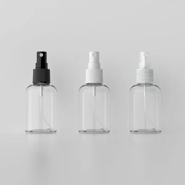 Bottiglie di stoccaggio 50pcs 50 ml Vuota Vuota Mista Spray Bottiglia di plastica Clear Sprappy Cosmetic Dimensione Contenitore Contenitore Packaging