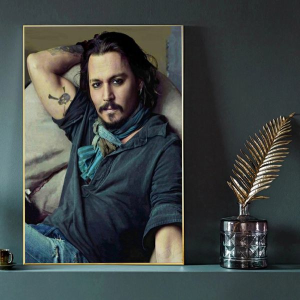 Johnny Depp Famoso attore americano American Diamond Painting Actor Faiy Mosic Rhinestone ricami Kit Cross Cross Cross Room Decorazioni per la casa