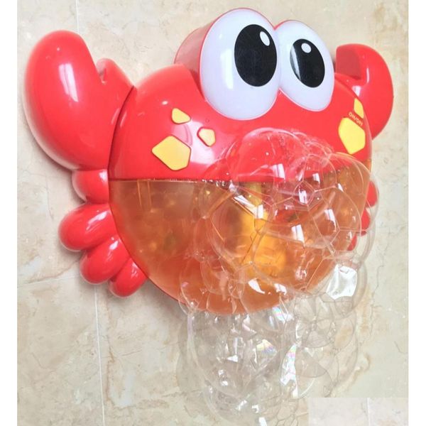 Toys da bagno Cute Funny Crab Music Bubble Maker Hine Blower With Songs Kids Baby Shower Toy1975723 Dropse Delivery Maternity Dhiuu Dhiuu