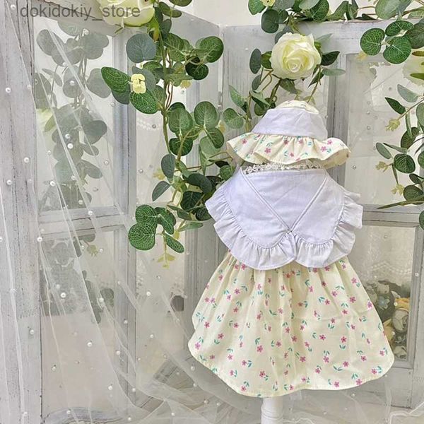 Abbigliamento per cani estate do abito nuovo lilita camerino cappello da pet berretto da principessa vestita cucciolo gatto gallo gatto orsacchiotto abbigliamento da bichon boodle fa vestiti l49