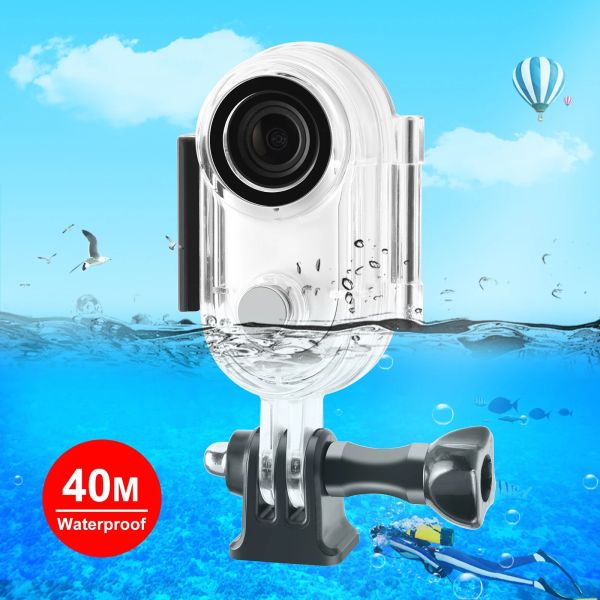 Accessori per Insta360 Go 3 Waterproof Case Camera da immersione Custodia da 40 m Accessori di tiro subacquei