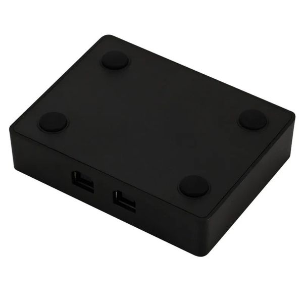 NEU 2024 2-Port USB 2.0 Target-Drucker-Switcher-Selektor-Selektor Automatischer Schalter-Teilen-Geräte-Stecker und Splitter für Drucker-Scannerdrucker spielen