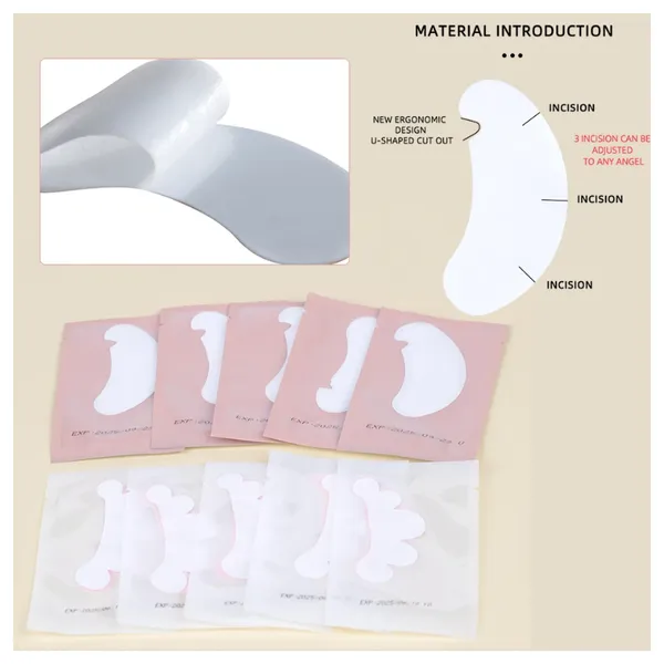 Cílios falsos hydrogel gel eyepads volume atacadista de eloeash fita para cílios de cílios de fita ferramentas de maquiagem sob manchas de patch para