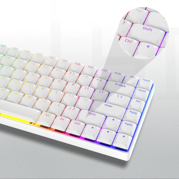 Аксессуары 118 Клавиши низкопрофильные клавиши PBT Clim Horizon Cakecaps для Cherry Gateron MX Switcheres Keyboard с макетом Works и Великобритании