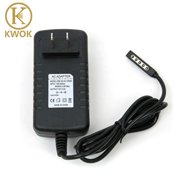 Chargers 12V 2A AC AD Adapter US Waller для настенного зарядного устройства для Microsoft Surface Pro 2 Windows 8 RT RT2 RT 2 10.6 ТАБЛИЧНЫЙ ПК 64 ГБ 128 ГБ 256 ГБ 512 ГБ