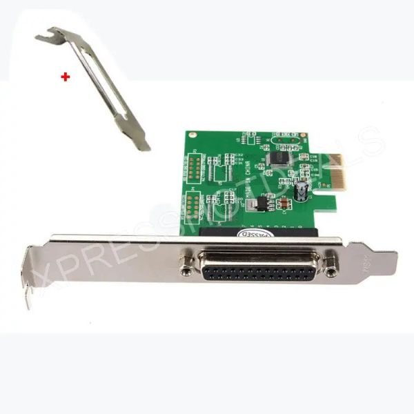 Cards PCIe Parallel Port DB25 LPT Printer Express Card Adapter Adapter с низким профилем кронштейном