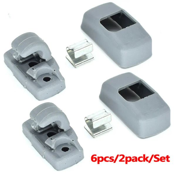 2x auto da sole Visor Clips Clips Porta del gancio Fickle Stackt Reteiner per VW Caddy Eos Gol Golf Lupo Polo Sharan Touran