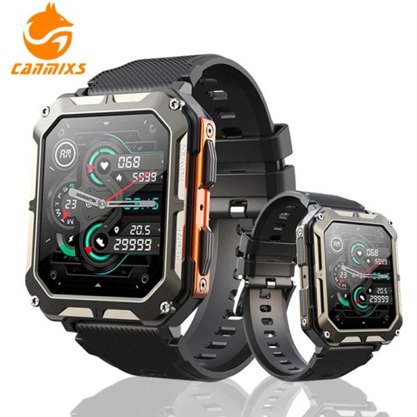 Calculadoras canmixs relógios inteligentes IP68 Smartwatch feminino à prova d'água para homens Calculadora Bluetooth Call Sport Watches Android iOS Fitness Tracker