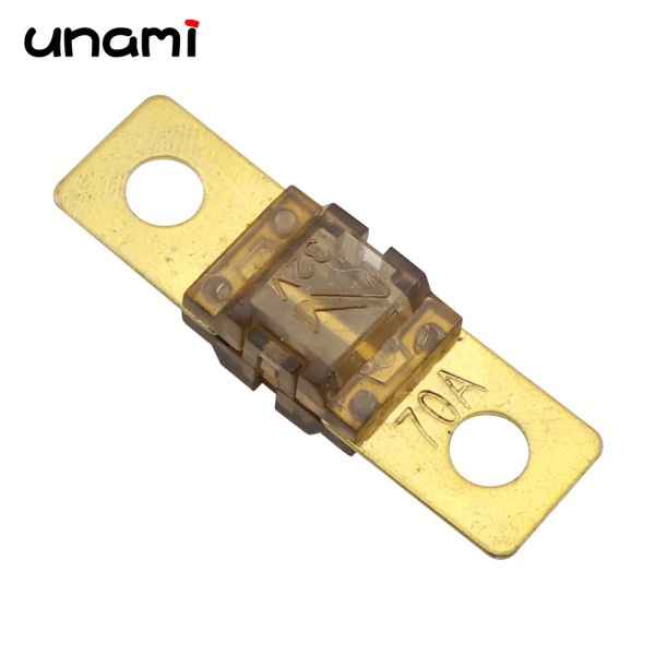 1pcs Ans Fuse 20a 30a 40a 50a 60a 70a 80a 100a 125a 150a 175a 200a Mini Car Stereo Audio AFS Fuse Anl Gold Lated Care Fuses