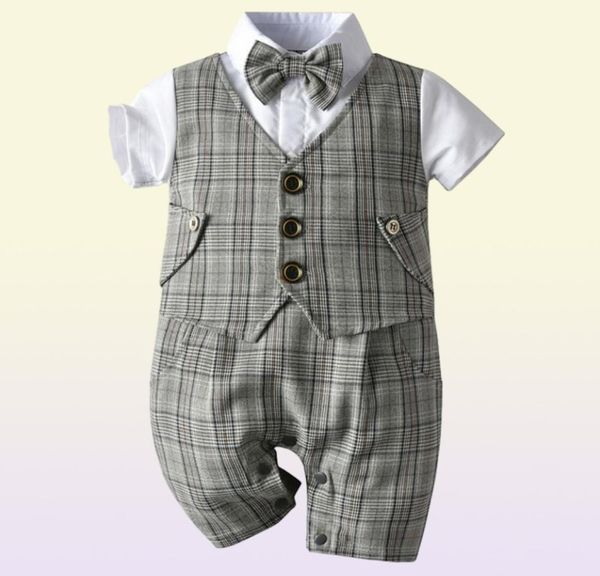 Bambini039 Suit Baby Boy Birthening Birthday Outfifit Kids Aiusts Weddom Wedding Wedding Wedding Bowtie Vestiti formali infantili 2584074