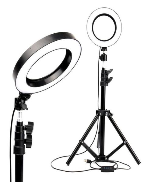 Innenbeleuchtung LED Ring Light PO Studio Kamera -Pografie Dimmbare Videolampe für Make -up -Selfie mit Stativ -Telefonhalter8668878