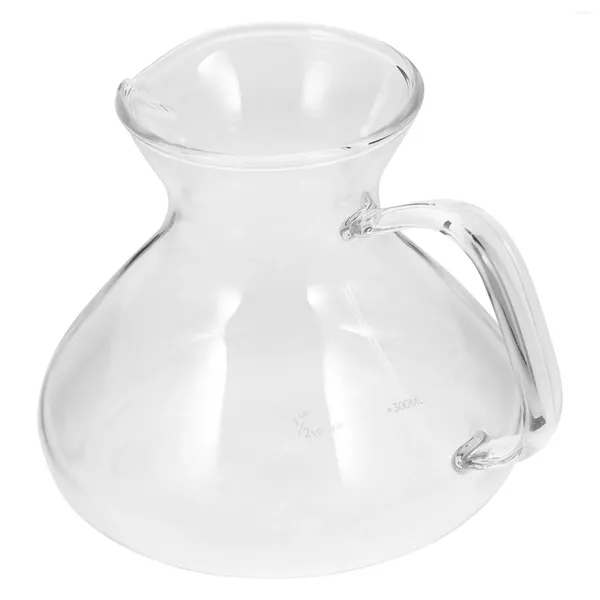 Conjuntos de utensílios de jantar de vidro recipiente de cafeteira dispensação de jarro de leite creamcher machine kettle portátil cozinha portátil