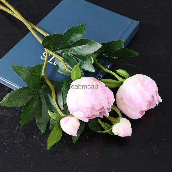 Fiori secchi 1pc fiori artificiali bouquet bella seta peonia matrimoni decorazioni tavolo da casa disporre piante finte San Valentino giorno presente a buon mercato