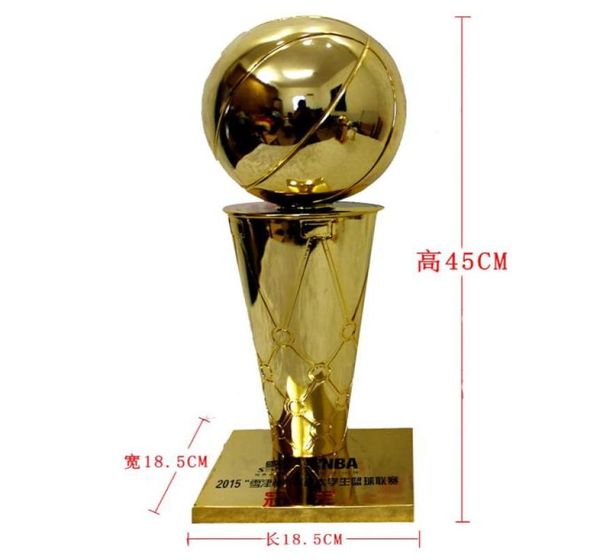 Altezza 45 cm The Larry O'Brien Trophy Cup S Trofeo Basketball Award Il premio per la partita di basket per il torneo di basket212J2938974