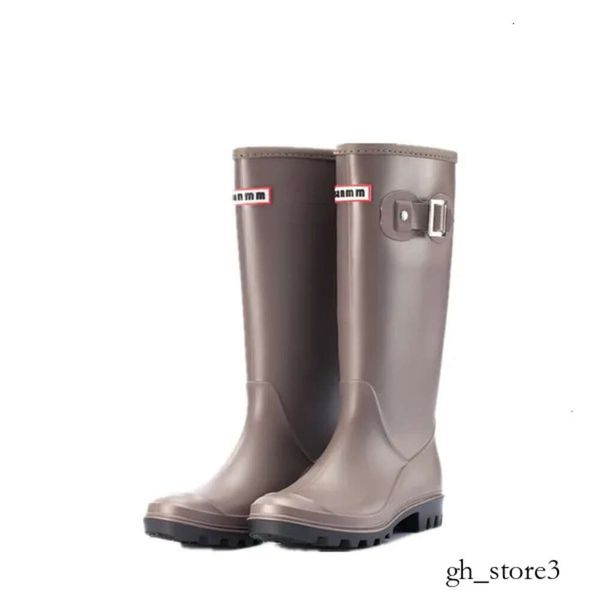 Stivali da pioggia Comemore Donne Galoshes Boot's Knottlength Fashion Bubbo Pvc Scarpe impermeabili Avvio Wellingtons 41 230505 727