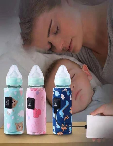 Portable Baby Bottle Baby Warder Travel Milk Assaltatrice per infantile per alimentazione Aiuto Copertina riscaldata Termostato RISCALDATO ALIMENTO 2203118930208