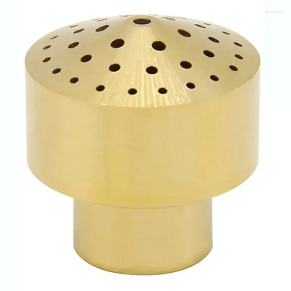 Decorações de jardim 1 PCS BRONETION BOODING Pond Column Water Sprinkle Head Gold para parque de diversões