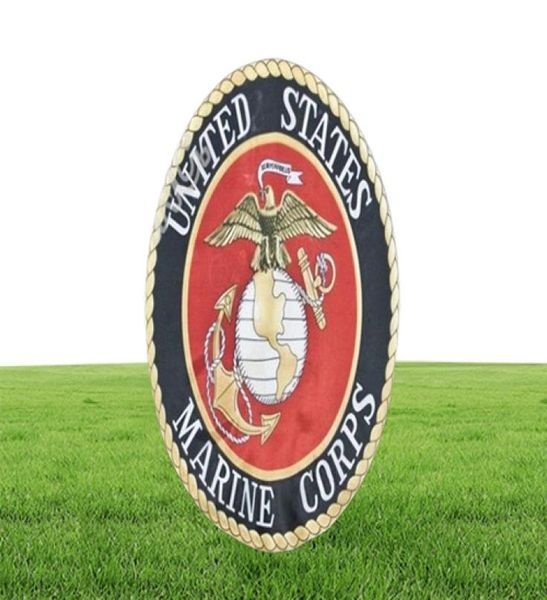 Black USMC Marines Marines Corps Emblem Flag 3ft x 5ft Polyester Banner volando 150 90 cm Flag personalizzato Outdoor6981189