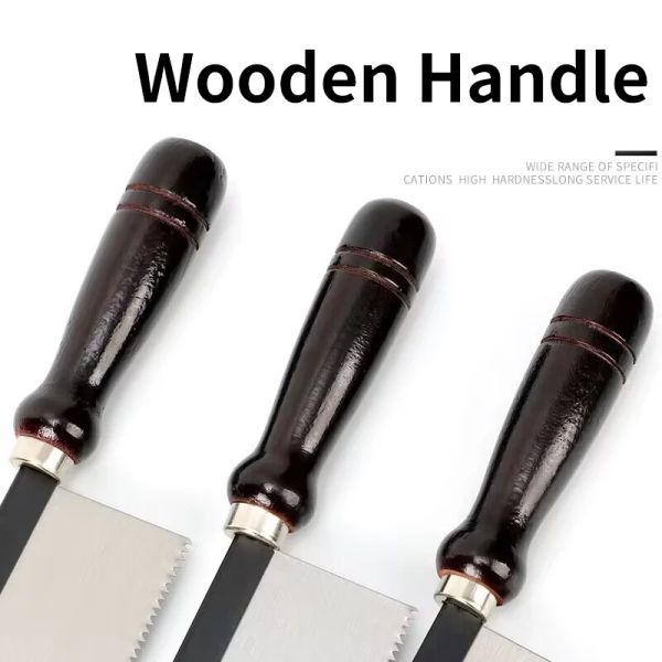 200/250 -mm -Messersäge kleine Handsäge Close Zahn 65# Manganstahl Schwalbenschwanz Säge zum Schneiden von Holzgarten -Schnitthandwerkzeugen