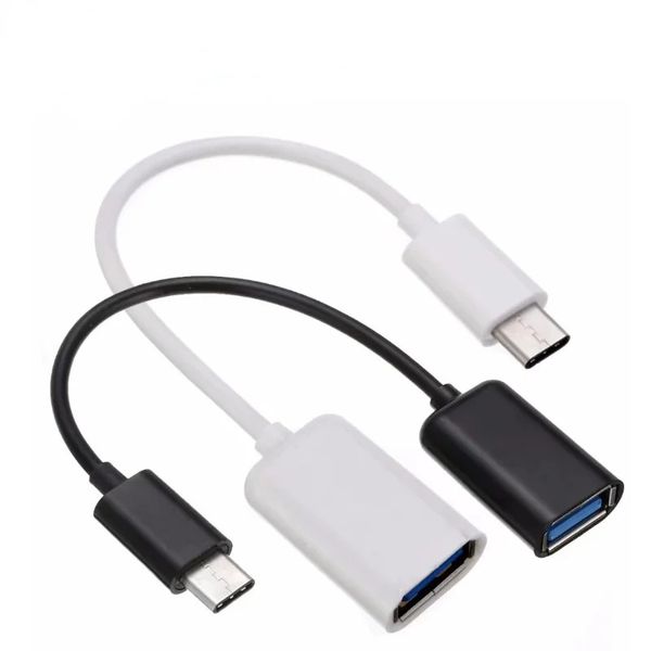 Cep Telefonu USB Tip C Tip 3.1 Erkek-USB 3.0 Bir dişi OTG Kablosu USB Adaptör Kurşun Xiaomi Huawei Tip-C Adaptör Dönüştürücüler