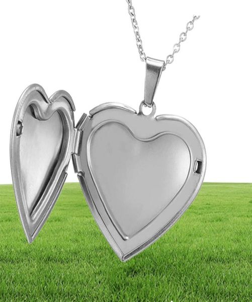 Stainls Steel Heart Forever em minha imagem Po Picture Memory Frame Pingente Pingnder Jewelry Gifts for Lover Dropship79999925