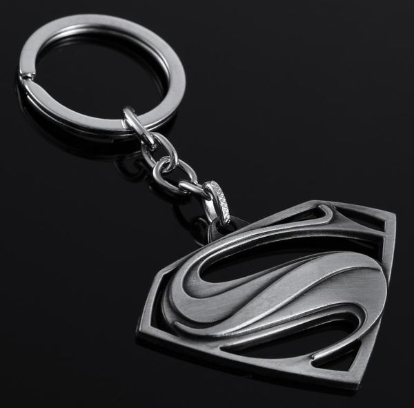 Presentes criativos de chaveiro inteiro Superman Return Metal Keychain Carra publicitária Pingente de anel 3 color7487256