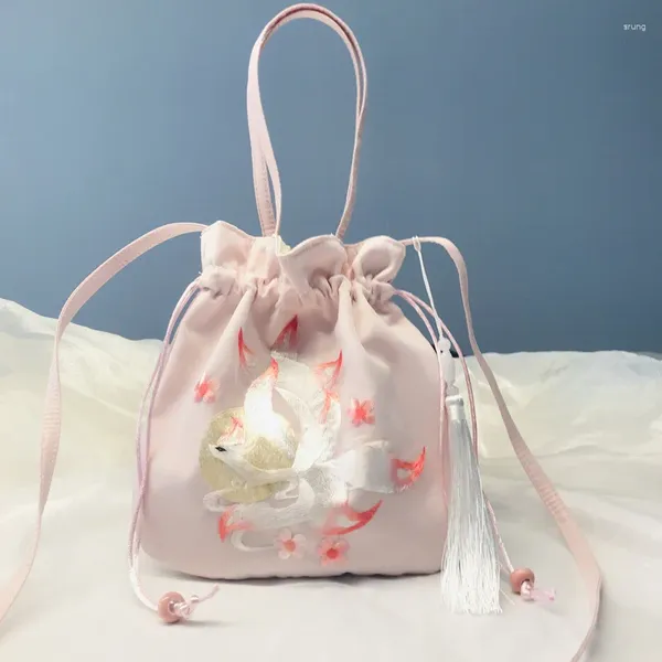 Вечерние сумки для кисточки для кисточки для вышивки 2024 китайский стиль аксессуары ханфу