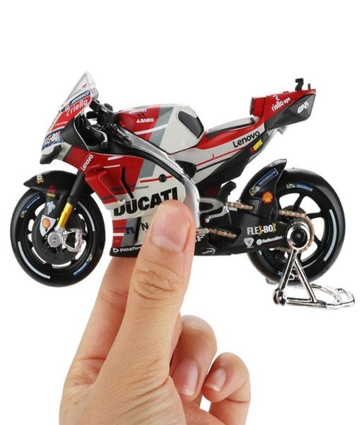 Maisto 118 Модельная модель мотоцикла Toy Alloy Racing Car Mountain Motorbike Desmosedici №4 Мотокросские игрушки для детей Коллекция T20011225165