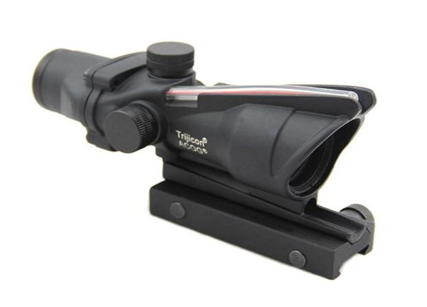 ACOG 1x32 Faserquelle Red Dot -Zielfernrohr mit taktischen realen Fasergewehren1418073