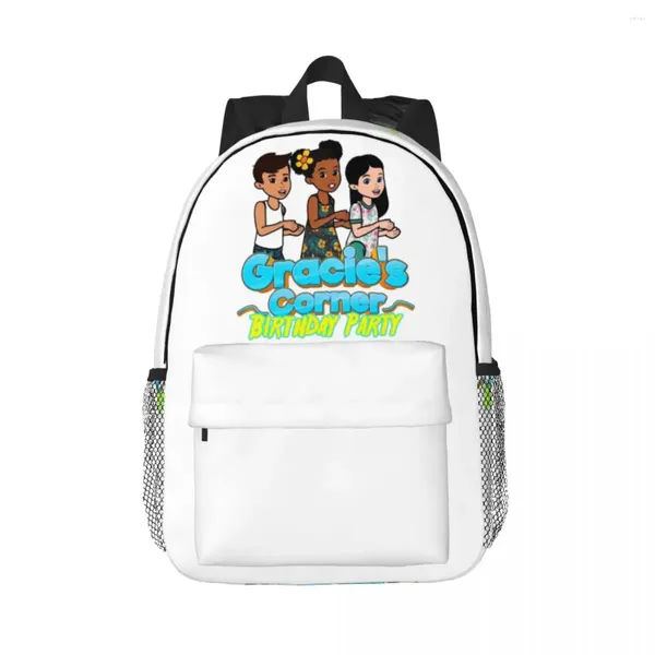 Backpack Grazies Family Corner Angolo carino Song's Song Brackpacks Teenager BookBag Cartoon Students Borse da viaggio da viaggio da viaggio