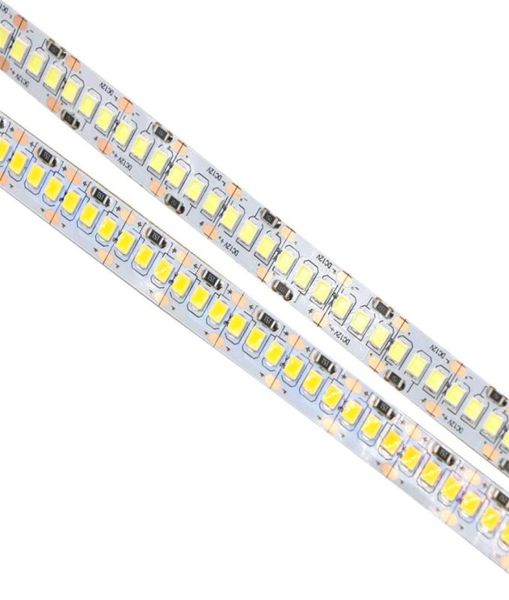 WHOLEDC12V 2835 LED şerit ışığı 240 LED'ler m Decorat için String Şerit Halat Bant 3528 3014 Beyaz Sıcak Beyaz1923038